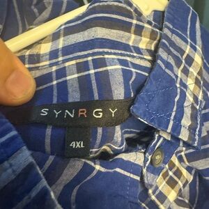 Men’s synergy big and tall casual shirt